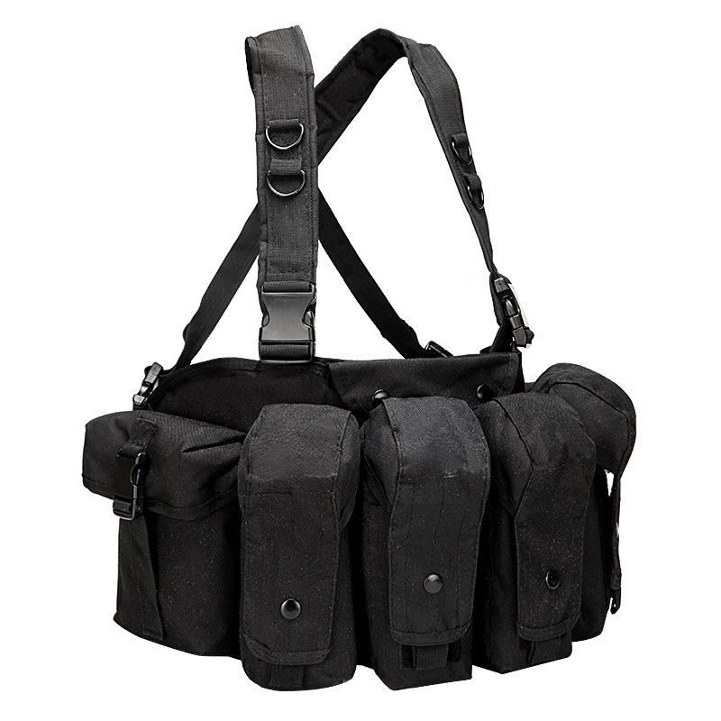 Chest Rig Tactical Vest Army Equipment Pouch Outdoor Paintball Hunting Vest Men Tactical Chest Pouch Durable, Army green
Chest Rig Tactical Vest Army Equipment Pouch Outdoor Paintball Hunting Vest Men Tactical Chest Pouch Durable, Army green