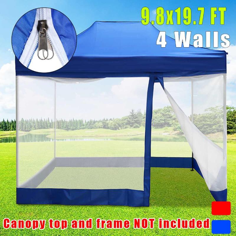 3x6m Netting Party Tent Side Walls Garden Patio Outdoor Summer Mesh Gazebo Wall Sunshade Shelter Tarp Sidewall With Zipper Open
3x6m Netting Party Tent Side Walls Garden Patio Outdoor Summer Mesh Gazebo Wall Sunshade Shelter Tarp Sidewall With Zipper Open