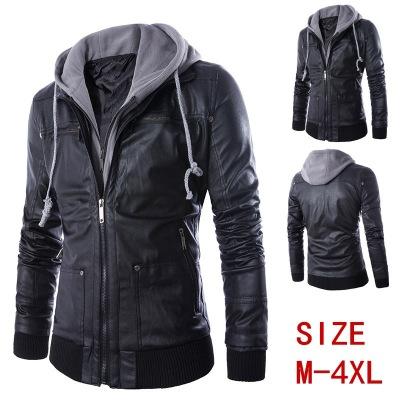 2019 brand fashion luxury mens designer jackets Men pu leather jacket Europe and America hooded detachable two men motorcycle leather jacket, Black
2019 brand fashion luxury mens designer jackets Men pu leather jacket Europe and America hooded detachable two men motorcycle leather jacket, Black