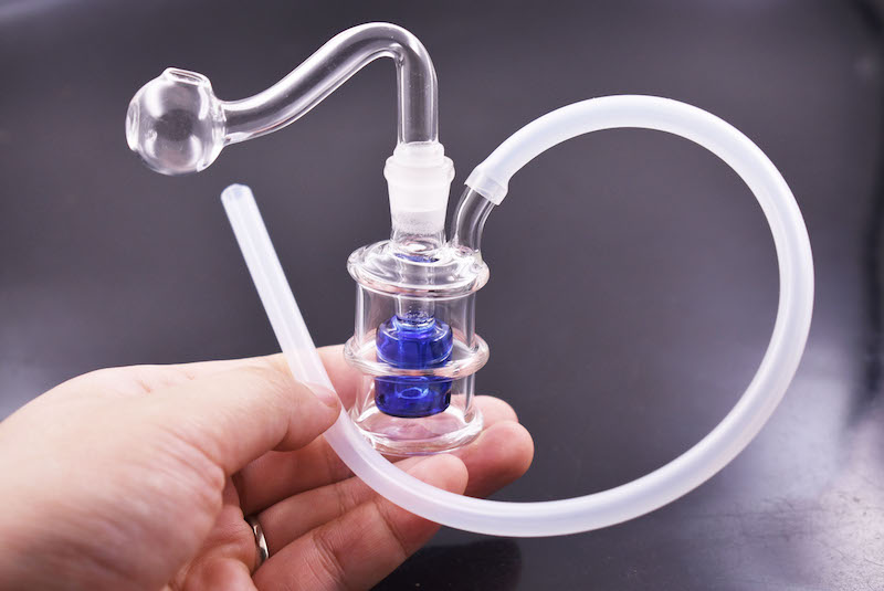 Colorful Mini Glass oil Bongs Birdcage inline perc Smoking Pipe Water Pipes Bong