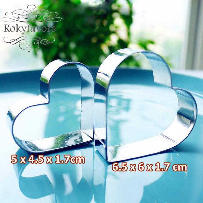 20Sets Heart Cookie Cutter Favors Wedding Gifts Party Giveaways Birthday Keepsake Baby Souvenir Ideas Bridal Shower