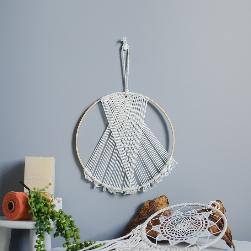 Macrame Woven Wall Hanging Ornaments Handmade Boho Chic Dreamcatcher DIY Home Living Room Decoration
Macrame Woven Wall Hanging Ornaments Handmade Boho Chic Dreamcatcher DIY Home Living Room Decoration