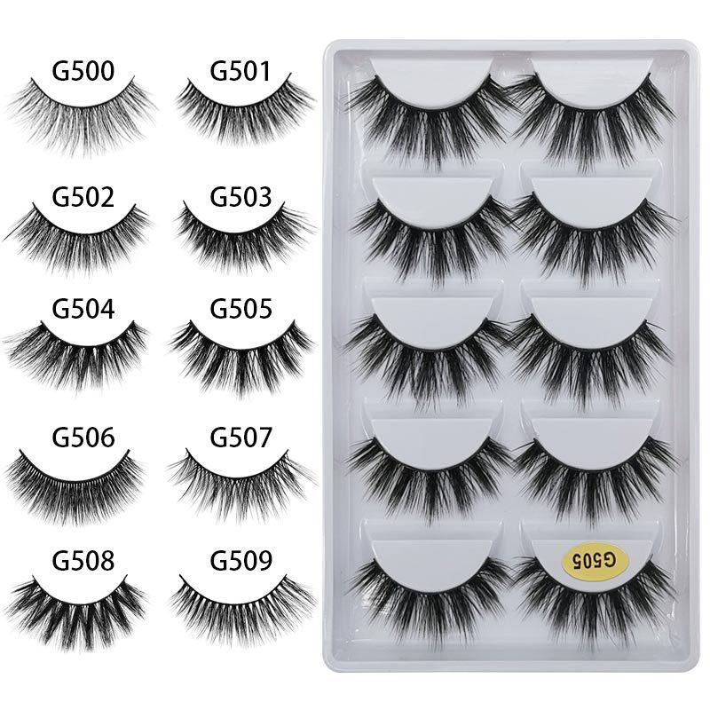 5 pairs 3d mink lashes hand made natural long faux mink eyelashes fluffy volume false eyelashes makeup eyelash extension
5 pairs 3d mink lashes hand made natural long faux mink eyelashes fluffy volume false eyelashes makeup eyelash extension