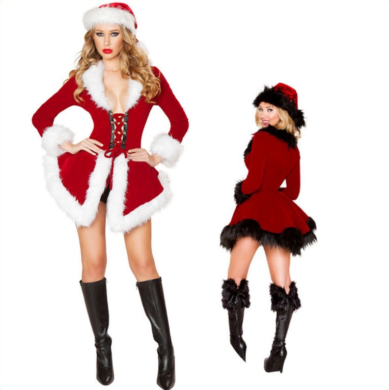 Theme Costume Womens Christmas Costumes Top Long Sleeve Hat Performance Cosplay Festival Clothing Sexy Set, Red
Theme Costume Womens Christmas Costumes Top Long Sleeve Hat Performance Cosplay Festival Clothing Sexy Set, Red