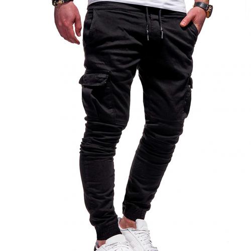 Mens Joggers Pants Black Trousers Sweat Pants Streetwear Dance Sports Sweatpants Casual Drawstring Hip Hop Mens Cloth - view 8