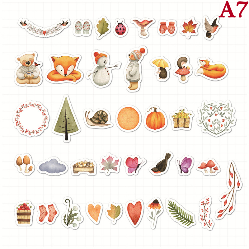 40Pcs/Set Cute Stickers Waterproof Sweet Girls Stickers For Luggage Car Motorcycle Bicycle Computer Skateboard Snowboard