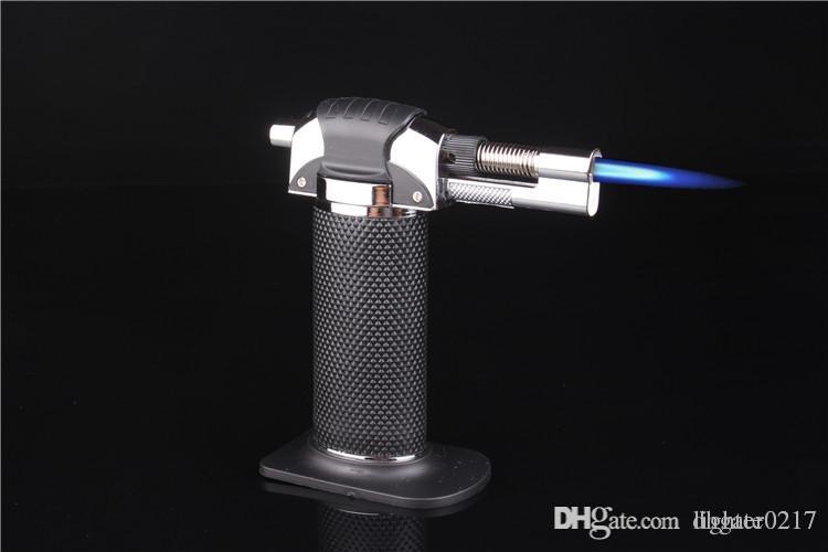 Scorch Jet Flame Kitchen Torch Metal creme brulee Windproof RefillableTorch Lighter Gas Butane W260202