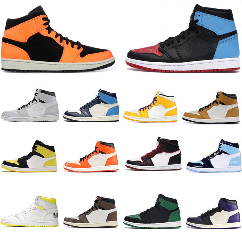 Cheap High 1 Men Basketball Shoes Obsidian ASG UNC Crimson Tint Fearless Banned Retroes 1s Chicago White Grey Sports Shoes
Cheap High 1 Men Basketball Shoes Obsidian ASG UNC Crimson Tint Fearless Banned Retroes 1s Chicago White Grey Sports Shoes