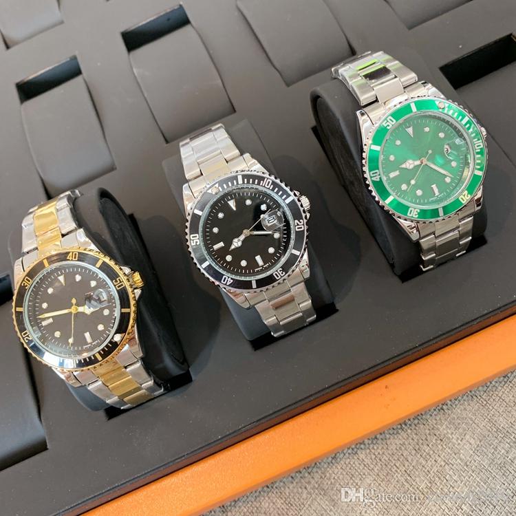 Orologio di Lusso fashion watches with calendar folding Lock Clasp Strap Mens New quartz Watch Green Watches luxury Wristwatch High quality, Slivery;brown
Orologio di Lusso fashion watches with calendar folding Lock Clasp Strap Mens New quartz Watch Green Watches luxury Wristwatch High quality, Slivery;brown