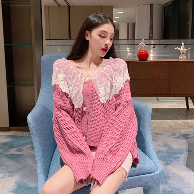 Cardigans Sweet Style Ulzzang Fashion Brand Korean Autumn Winter Clothes Women Sweaters Lace V-neck Loose Ladies Tops Moda New, Red
Cardigans Sweet Style Ulzzang Fashion Brand Korean Autumn Winter Clothes Women Sweaters Lace V-neck Loose Ladies Tops Moda New, Red