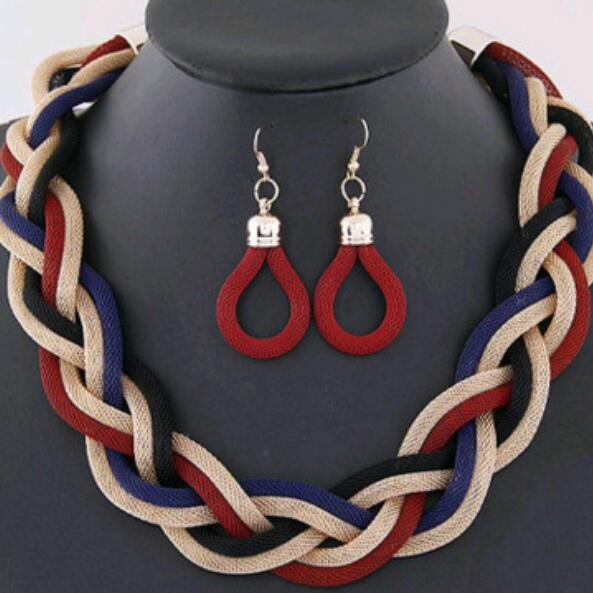 desigenr jewelry Bohimian jewelry sets rope weaving handmade earrings necklaces for women hot fashion free of shipping, Customize
desigenr jewelry Bohimian jewelry sets rope weaving handmade earrings necklaces for women hot fashion free of shipping, Customize