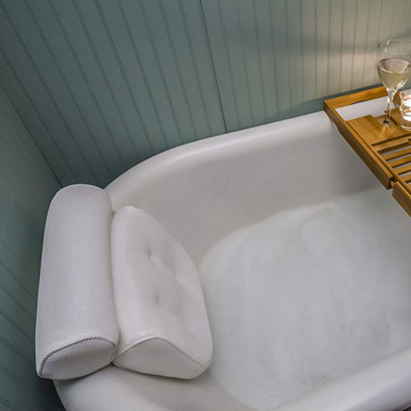 3D Mesh Non-Slip Bathtub Pillow Thickened Bath Pillow Soft SPA Headrest With Backrest Suction Cup Neck Cushion Bathroom Supply Accessories, White
3D Mesh Non-Slip Bathtub Pillow Thickened Bath Pillow Soft SPA Headrest With Backrest Suction Cup Neck Cushion Bathroom Supply Accessories, White