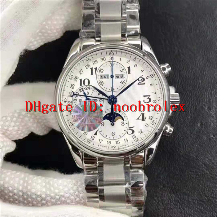 JF Master Watch Moonphase ETA 7751 Automatic Chronograph Mechanical 28800 VPH Annual calendar 316L Stainless Steel Sapphire 40MM Wristwatch
JF Master Watch Moonphase ETA 7751 Automatic Chronograph Mechanical 28800 VPH Annual calendar 316L Stainless Steel Sapphire 40MM Wristwatch