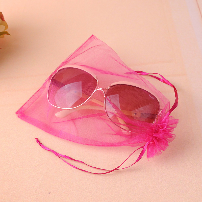 Cheap Gift Bags 35x50cm 50pcsLot Large Drawstring Organza Bags For Wedding Favors And Gifts Can Be Customized Logo9736497