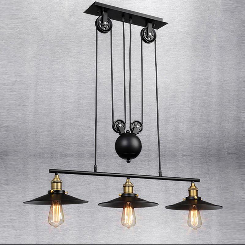 Vintage Iron Loft Industrial American Country Pulley Pendant Lights Adjustable Wire Lamps Retractable Bar Lighting
Vintage Iron Loft Industrial American Country Pulley Pendant Lights Adjustable Wire Lamps Retractable Bar Lighting