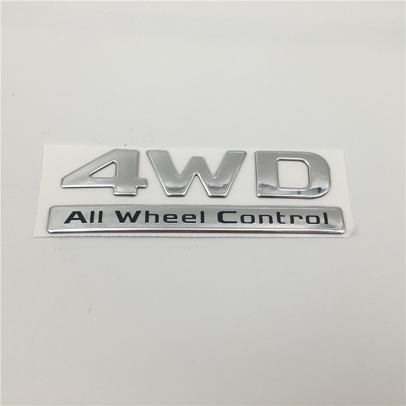 4WD All Wheel Control logo Emblem Plate for Mitsubishi Pajero Sport 7410B292, Silver
4WD All Wheel Control logo Emblem Plate for Mitsubishi Pajero Sport 7410B292, Silver