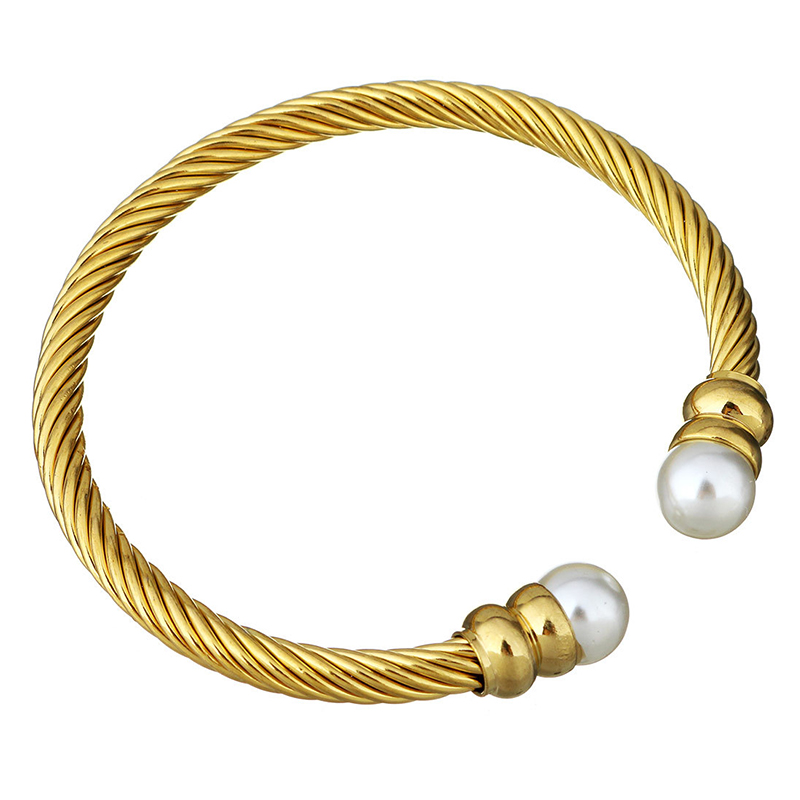cuff bracelets for women stainless steel pearl bracelet gold rope chain on hand jewelry djustable metal women accessories punk
cuff bracelets for women stainless steel pearl bracelet gold rope chain on hand jewelry djustable metal women accessories punk