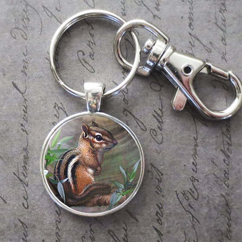 Art Painting Squirrel Key Ring Key Chain Animal Photo Key Buckle Pendant Birthday Festival Anniversary Gift Jewelry Accessories
Art Painting Squirrel Key Ring Key Chain Animal Photo Key Buckle Pendant Birthday Festival Anniversary Gift Jewelry Accessories