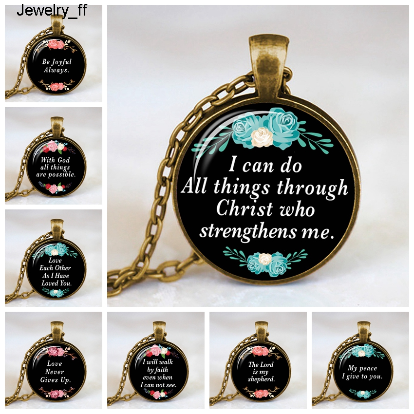New Bible Verses Necklace Glass Dome Pendant Necklaces Scripture Quote Jewelry Christian Faith Inspirational Gifts
New Bible Verses Necklace Glass Dome Pendant Necklaces Scripture Quote Jewelry Christian Faith Inspirational Gifts