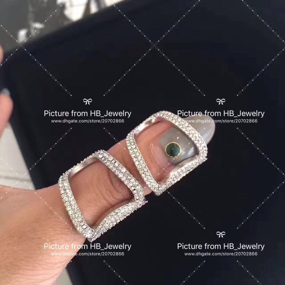 Popular fashion brand Full diamond open designer rings for lady Design Women Party Wedding Lovers gift Luxury Jewelry for Bride with box
Popular fashion brand Full diamond open designer rings for lady Design Women Party Wedding Lovers gift Luxury Jewelry for Bride with box