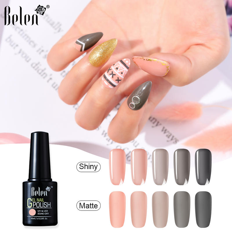 Belen Flower Tour Gel Polish Soak Off Uv Led Gel Nail Art Varnish Hybrid Lacquer Lucky Nail Paint Polish Gellak 10ML, Base
Belen Flower Tour Gel Polish Soak Off Uv Led Gel Nail Art Varnish Hybrid Lacquer Lucky Nail Paint Polish Gellak 10ML, Base