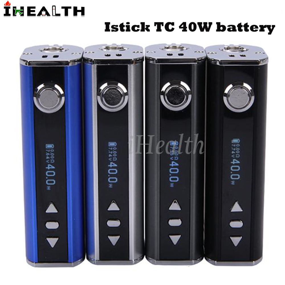 Authentic Eleaf iStick TC 40W Battery Mod Built-in 2600mah Battery 40w Temperature Control Mod Simple Paking 4 Color Options
Authentic Eleaf iStick TC 40W Battery Mod Built-in 2600mah Battery 40w Temperature Control Mod Simple Paking 4 Color Options