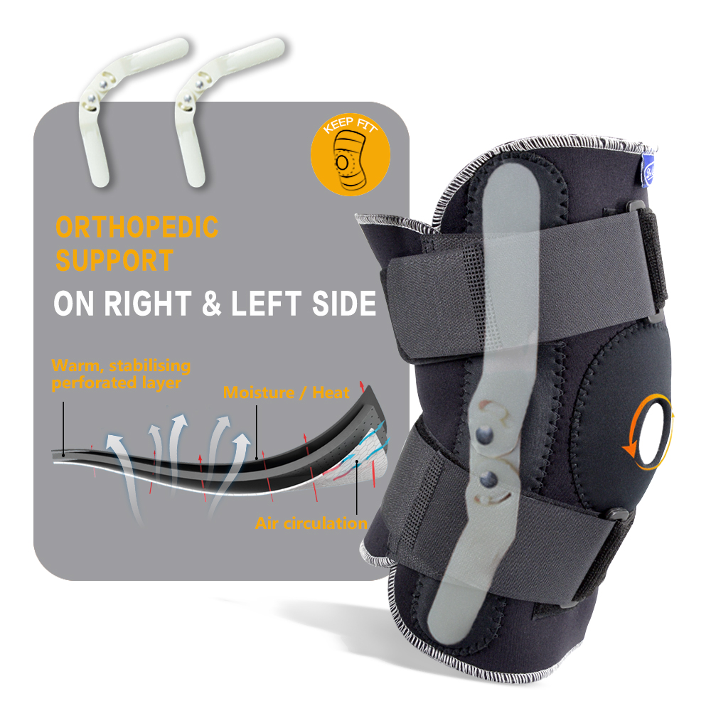 Adjustable Breathable Knee Brace Orthopedic Stabilizer Knee Pads Support Guard with Inner Flexible Hinge Sports Pads, As pic
Adjustable Breathable Knee Brace Orthopedic Stabilizer Knee Pads Support Guard with Inner Flexible Hinge Sports Pads, As pic