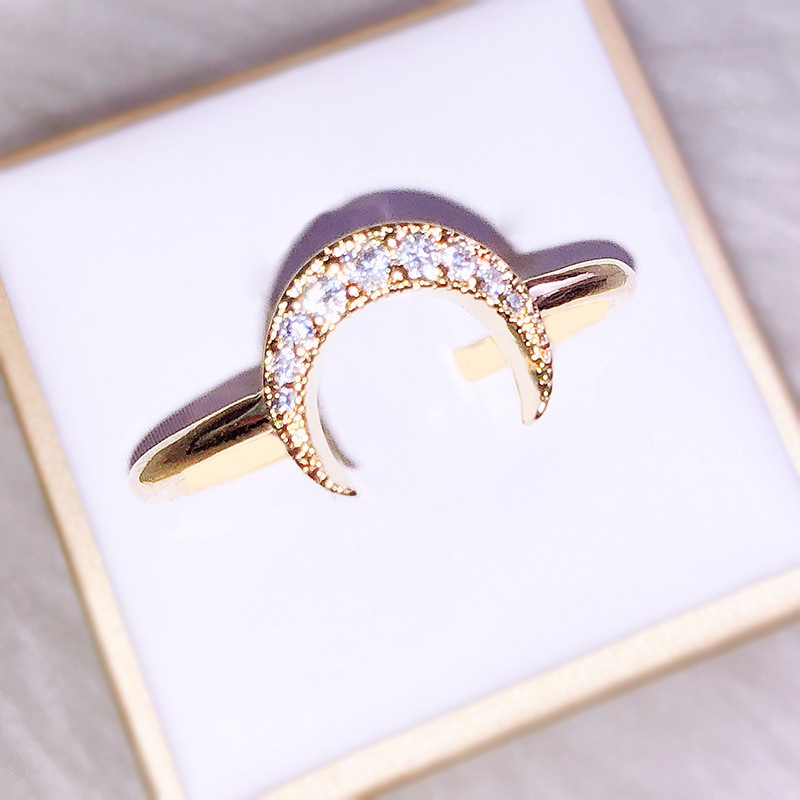 Concise Temperament Single Moon Ring Woman 14k Fine Ring Ring The Moon And Stars Weijie
Concise Temperament Single Moon Ring Woman 14k Fine Ring Ring The Moon And Stars Weijie