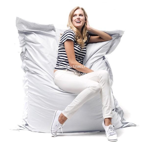 White color Double seat large bean bag chair - Waterproof outdoor giant space benabag seat lounge
White color Double seat large bean bag chair - Waterproof outdoor giant space benabag seat lounge