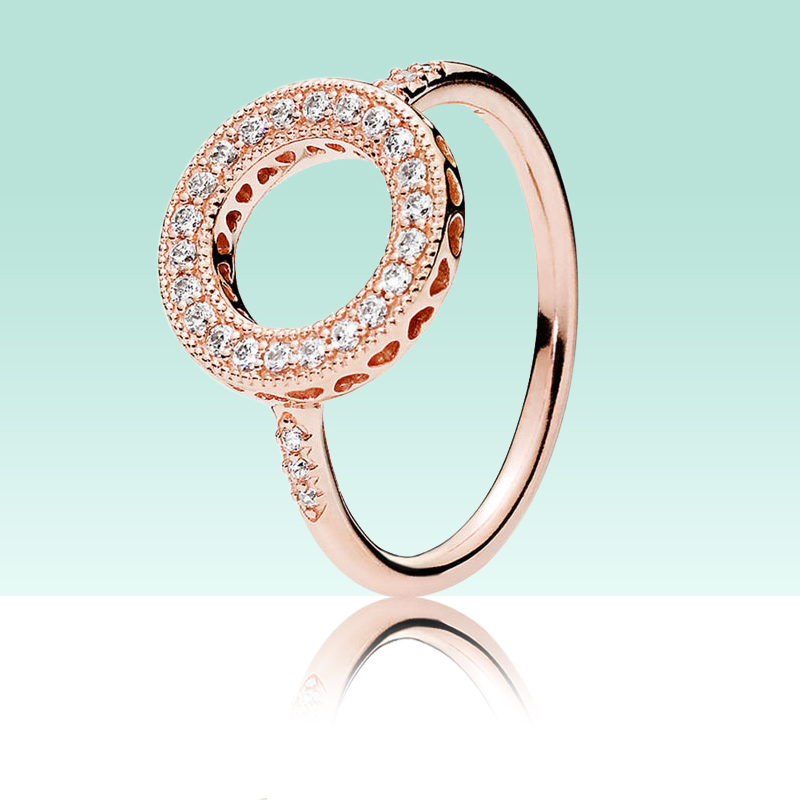 Luxury 18K Rose gold Sparkling Halo Ring Original box for Pandora 925 Sterling Silver Women CZ Diamond Rings set
Luxury 18K Rose gold Sparkling Halo Ring Original box for Pandora 925 Sterling Silver Women CZ Diamond Rings set