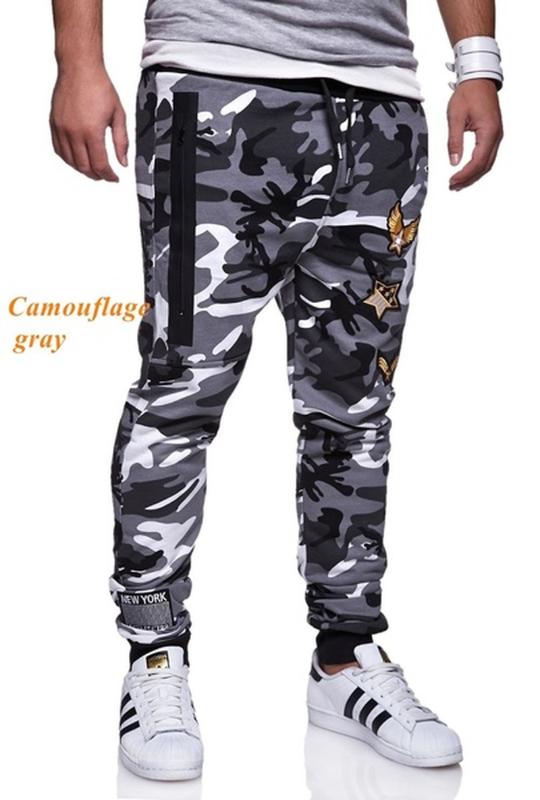 ZOGAA Spring Autumn Joggers Men's Casual Camouflage Pants Men's Slim Fit Drawstring Trousers Male Streetwear Sweatpants