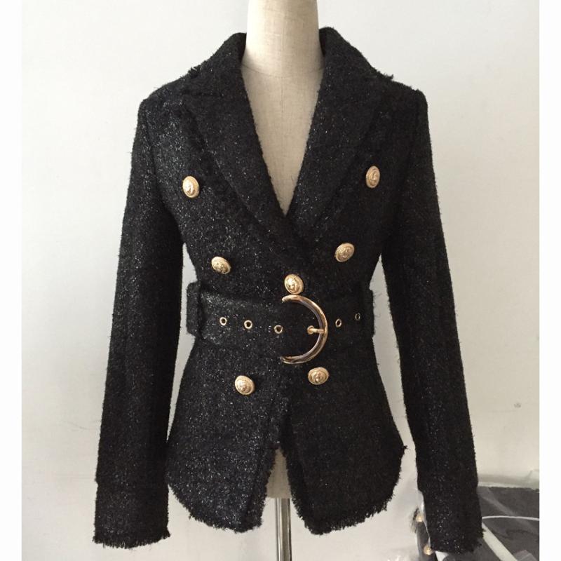 2020 woman spring autumn New fashionable Short Bright Silk Threads Wool Belt Slim Fit Double Breasted black Blazer Jacket, White;black
2020 woman spring autumn New fashionable Short Bright Silk Threads Wool Belt Slim Fit Double Breasted black Blazer Jacket, White;black