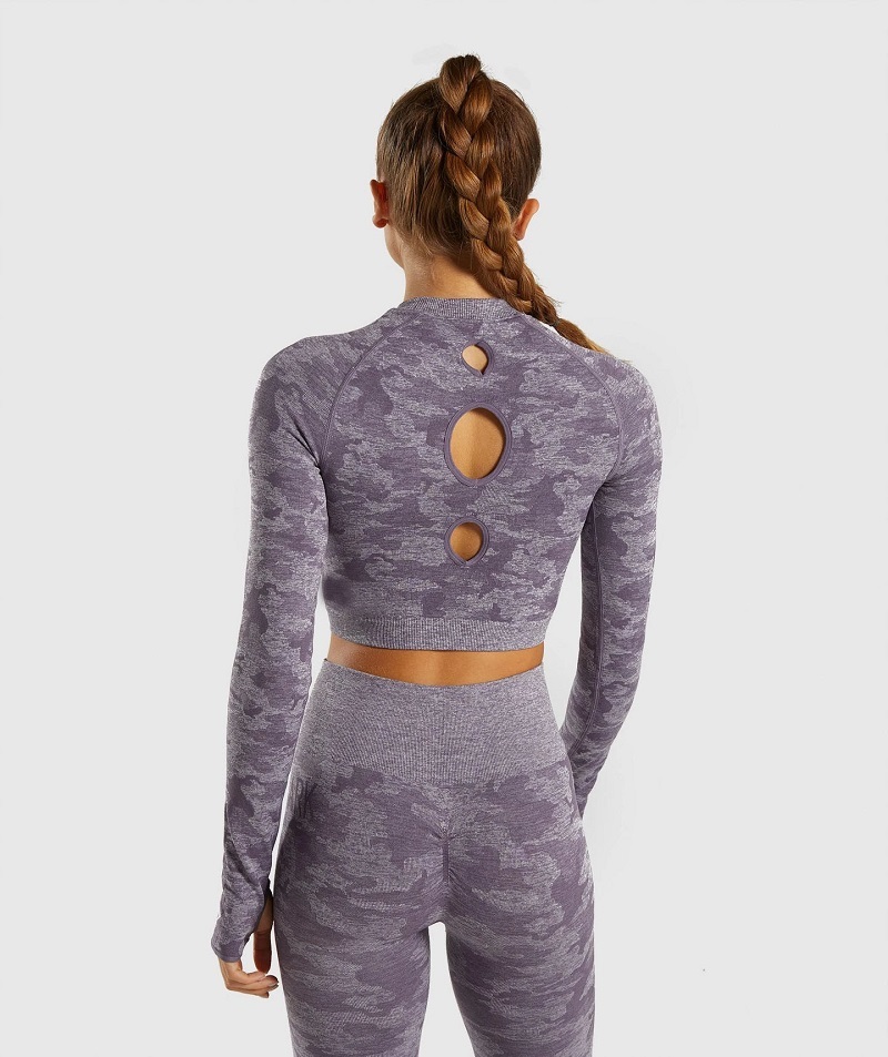3 pcs camo seamless set women gym sets athletic clothes sport wear yoga set women fitness clothing sport leggings and top set T200518