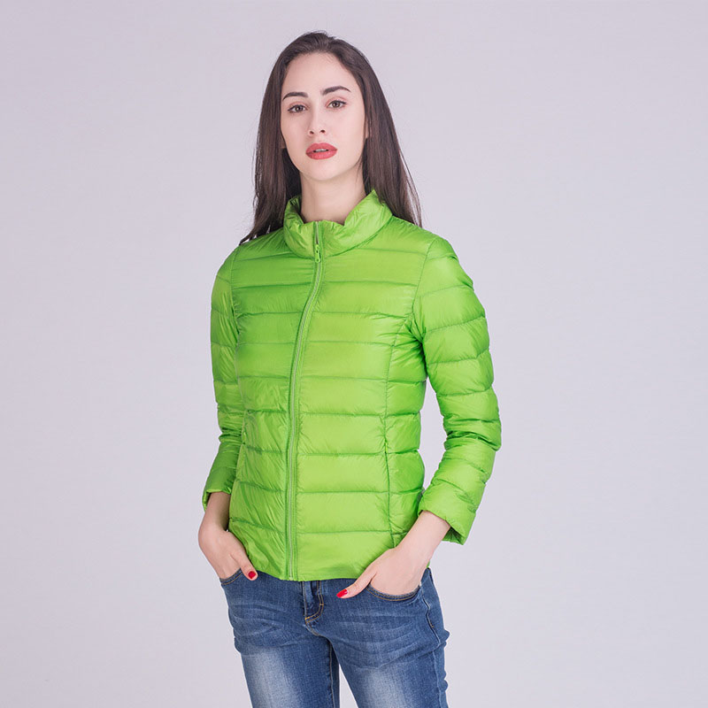 New arrival 2019 ultra thin light weight thin down jacket women stand collar slim short down coat outerwear plus size, 11
New arrival 2019 ultra thin light weight thin down jacket women stand collar slim short down coat outerwear plus size, 11