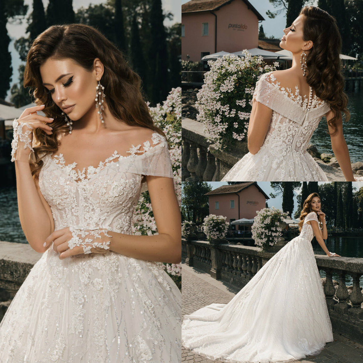2020 Bohemian Wedding Dresses Off Shoulder Appliqued Sequins Beaded Sleeveless Bridal Gown Ruffled Sweep Train Custom Made Robes De Mariée, Pink
2020 Bohemian Wedding Dresses Off Shoulder Appliqued Sequins Beaded Sleeveless Bridal Gown Ruffled Sweep Train Custom Made Robes De Mariée, Pink