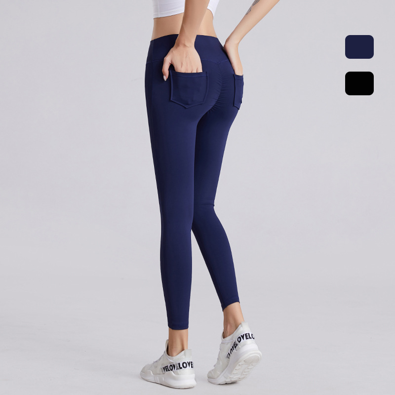 Yoga Pant Women Fitness Sports Leggings with Pocket Workout Gym Tight Sweatpant High Lifting Tight Stretch Activewear Femme, Black
Yoga Pant Women Fitness Sports Leggings with Pocket Workout Gym Tight Sweatpant High Lifting Tight Stretch Activewear Femme, Black