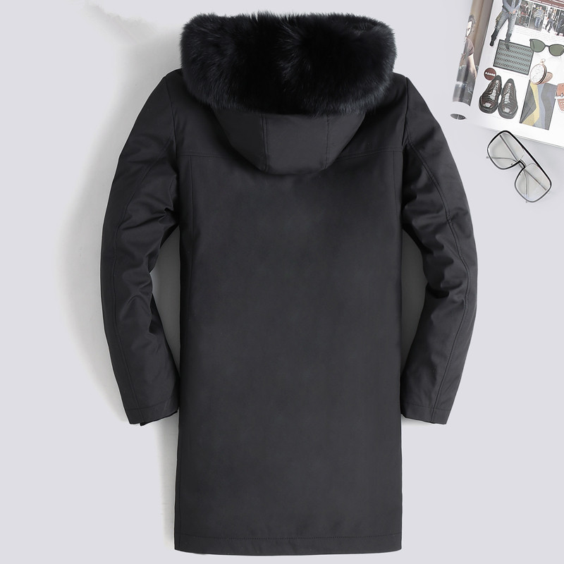 Down Duck Mink Liner Winter Coat Men Real Fur Parka for Mens Clothing Plus Size Casaco 9246 YY920, Black
Down Duck Mink Liner Winter Coat Men Real Fur Parka for Mens Clothing Plus Size Casaco 9246 YY920, Black
