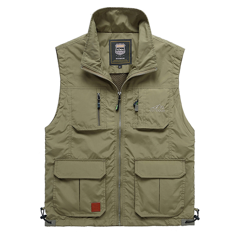 Summer Mesh Thin Multi Pocket Vest for Male Big Size Male Casual 6 Colors Sleeveless Jacket with Many Pockets Reporter Waistcoat, Gray
Summer Mesh Thin Multi Pocket Vest for Male Big Size Male Casual 6 Colors Sleeveless Jacket with Many Pockets Reporter Waistcoat, Gray