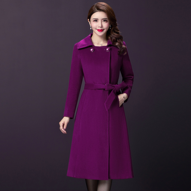 Fashion Solid Women Long Wool Blend Coat Office Lady Slim Cashmere Jacket Single Button Ladies Coats, Black
Fashion Solid Women Long Wool Blend Coat Office Lady Slim Cashmere Jacket Single Button Ladies Coats, Black