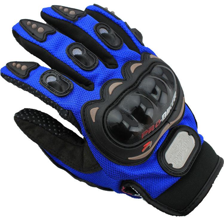 Biker Motorcycle Gloves Antiskid Hand Protection moto Cycling Motocross gloves Racing Armored Glove 3 COLOR