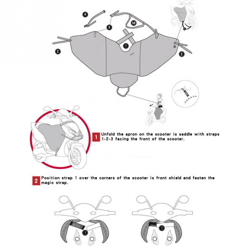 Waterproof Motorcycle Leg Cover Winter Riding Cold Protection Universal Warm Rainy Outdoor Knee Protective Cloth