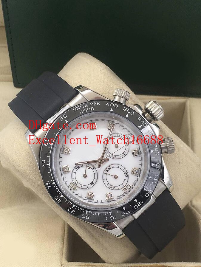 8 colour Hot Sell Mens watches 40 mm 116503 116508 116506 116519 Ceramic Bezel Asia 2813 Movement Automatic Rubber Men's Wristwatches Chri
8 colour Hot Sell Mens watches 40 mm 116503 116508 116506 116519 Ceramic Bezel Asia 2813 Movement Automatic Rubber Men's Wristwatches Chri