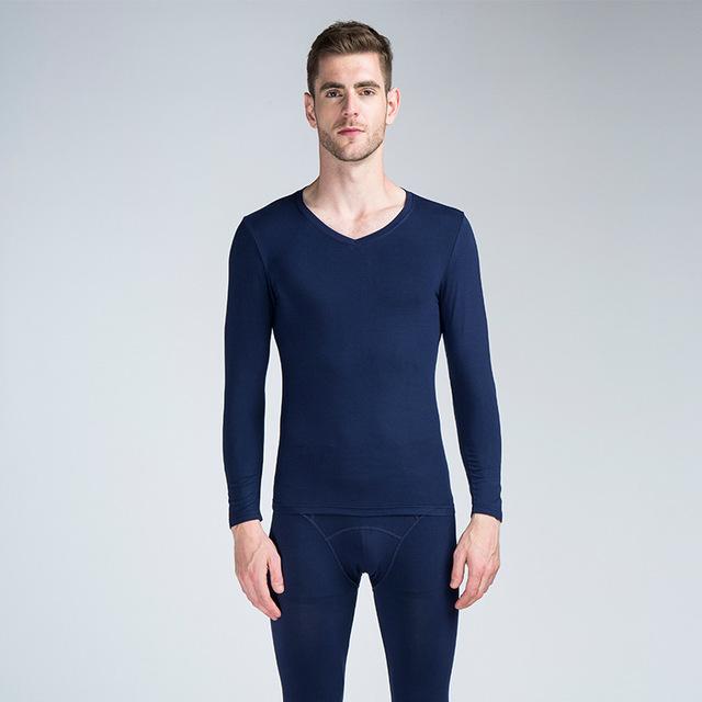 New 2020 long Johns men's thermal underwear v-neck stretch shaping XL-6XL size