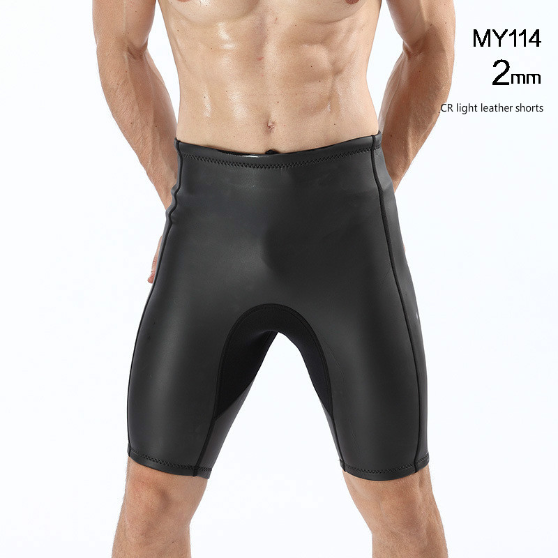 Neoprene Wetsuit Men Triathlon Diving Suit 2mm Mens Rubber Clothing Professional Water Proof Surfing Shorts Pants