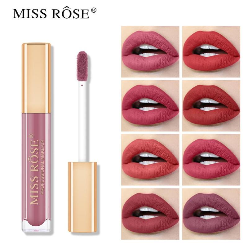 MISS ROSE Matte Liquid Velvet Glossy Lip Gloss Lipstick Lip Hot Sales Waterproof Nude Sexy Red Tint Makeup Women Gift
MISS ROSE Matte Liquid Velvet Glossy Lip Gloss Lipstick Lip Hot Sales Waterproof Nude Sexy Red Tint Makeup Women Gift