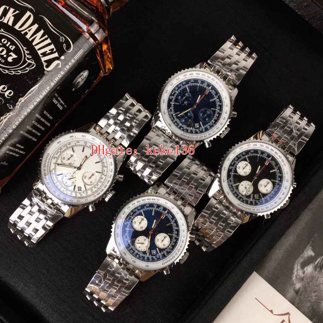 4 Style Topselling High Quality Electronic 43mm AB012012 Stainless Steel VK Quartz Chronograph Working Mens Watches men Wristwatches
4 Style Topselling High Quality Electronic 43mm AB012012 Stainless Steel VK Quartz Chronograph Working Mens Watches men Wristwatches