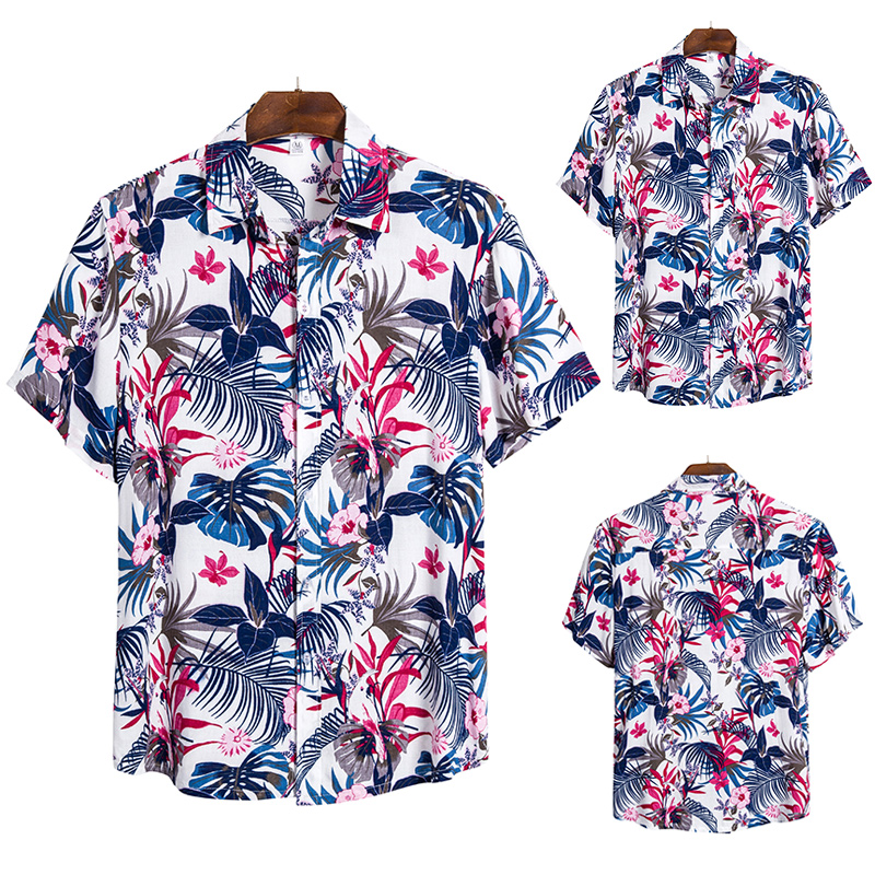 2020 Quality Harajuku Beach Shirt Men Short Sleeve Hawaiian Shirt Casual Summer Floral Print Men Blouse Loose Surfing, Mix color
2020 Quality Harajuku Beach Shirt Men Short Sleeve Hawaiian Shirt Casual Summer Floral Print Men Blouse Loose Surfing, Mix color