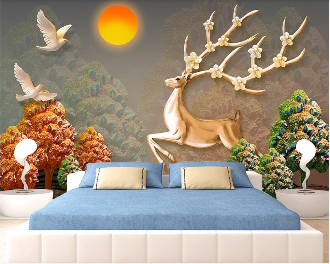 3d room wallpaper custom photo mural HD 3D Stereo Fortune Tree Happiness Tree Elk Embossed Background Wall wallpaper for walls 3 d, Non-woven fabric
3d room wallpaper custom photo mural HD 3D Stereo Fortune Tree Happiness Tree Elk Embossed Background Wall wallpaper for walls 3 d, Non-woven fabric
