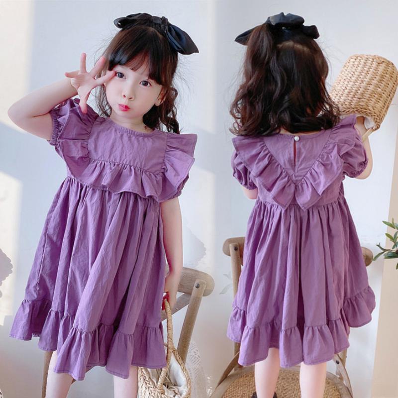 Summer Baby Girls Dress Ruffles Children Dresses Purple Princess Kids Dress for Girls Toddler Fashion Party Clothing
Summer Baby Girls Dress Ruffles Children Dresses Purple Princess Kids Dress for Girls Toddler Fashion Party Clothing