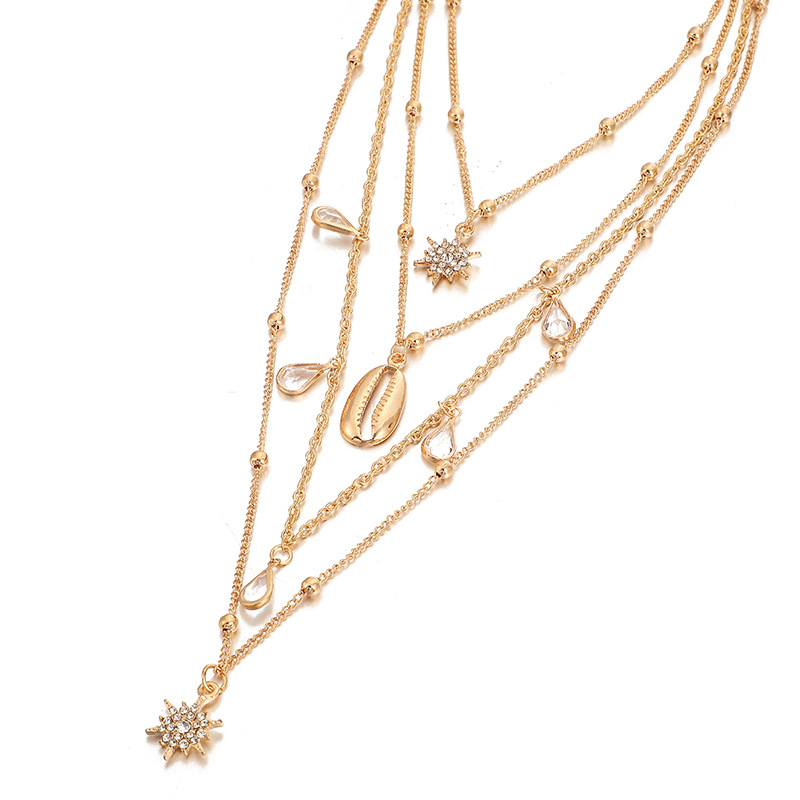 Fashion-Long pendant necklace Individuality Alloy Material Pendants for Women Birthday New Year Gift Drop Shipping